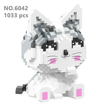 Load image into Gallery viewer, HC mini Blocks Kids Building Blocks Adult Toys Cute Cat Puzzle Girls Gift  6041 6042
