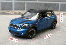 Load image into Gallery viewer, Rastar 1:24 Countryman Diecast Alloy Static Sports Car Model For BMW MINI Cooper
