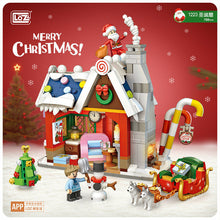 Load image into Gallery viewer, LOZ 1223 mini Blocks Kids Building Toys DIY Puzzle Christmas House Gift

