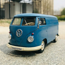 Load image into Gallery viewer, WELLY 1:24 For 1963 Volkswagen T1 T2 BUS Alloy Diecast Static Car Model Men Gift no box
