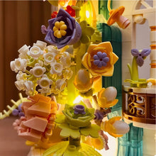 Load image into Gallery viewer, WL6010 Kids Building Blocks DIY Flower Bricks Girls Toys Puzzle Women Gift  Home Decor With Lighting

