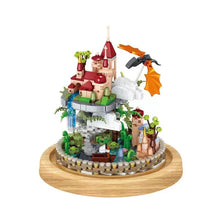 Load image into Gallery viewer, Kids Building mini Block Toys Boys DIY Bricks Puzzle Girls Gift Castle with Display Box Dust Cover 01012 01013
