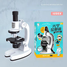 Load image into Gallery viewer, Microscope Kit Lab LED 200X-600X-1200X Learning &amp; Education Toy Biological With Box For Kids Child Kids Pupil Gift 1311
