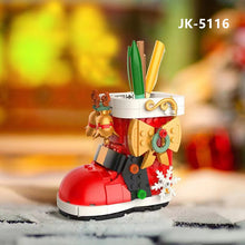 Load image into Gallery viewer, JAKI Blocks Kids Building Toys Bricks Puzzle Christmas Tree Mirror Photo Frame  Earring Storage Rack Girls Holiday Gift 5107 5108 5109 5110 5111 5116
