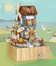 Load image into Gallery viewer, LOZ 1239 mini Blocks Kids Building Toys DIY Bricks Girls Gift Music Box Chinese Windmill House
