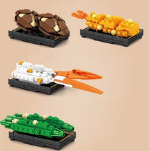 Load image into Gallery viewer, 601403 601404  601405 601406 601407 601408 601409 601410 601411 601412 601413 601414 601415 Sembo Blocks Kids Building Toys DIY Bricks Japanese Food Snacks Puzzle Girls Gift
