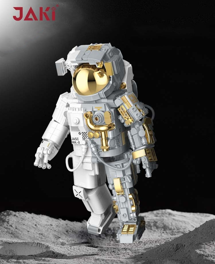 JAKI Blocks Kids Building Toys DIY Bricks Astronaut Puzzle Space Explore Assembly Boys Gift Home Decor Womens Gift 9116