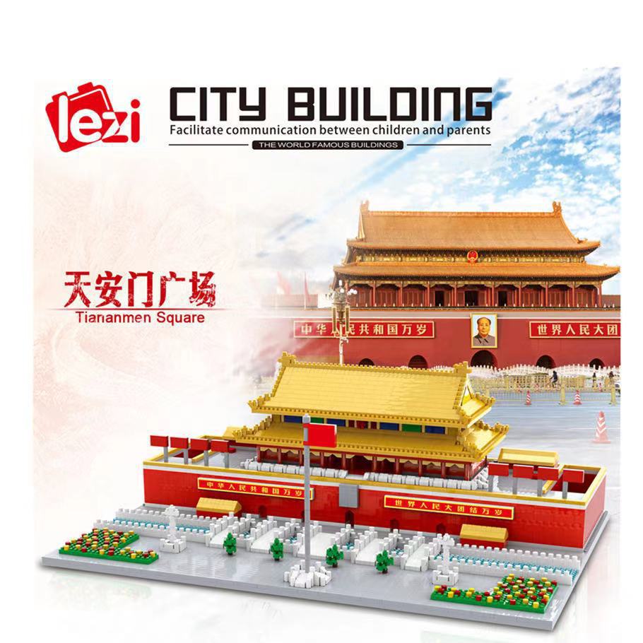 4720pcs Kids Teens Building Toys Blocks Adult Puzzle The Tiananmen Square Lezi 8016 no box
