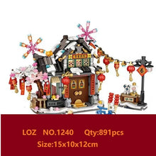 Load image into Gallery viewer, 1240 LOZ mini Blocks Kids Building Bricks Girls Toys House Chinese New Year Gift Home Decor
