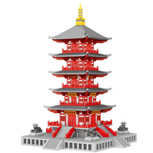 Load image into Gallery viewer, 3999pcs Lezi mini Blocks Kids Building Bricks Toys Adult Puzzle Chinese Architecture Hanshan Temple Home Decor 8215
