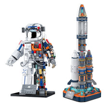 Load image into Gallery viewer, JAKI Blocks Kids Building Toys DIY Bricks Astronaut Puzzle Space Explore Assembly Rocket Boys Girls Gift Home Decor 8501 9106 9116

