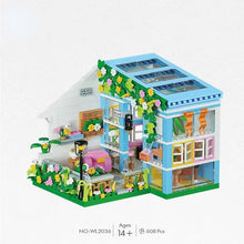 Load image into Gallery viewer, WL2033 2034 2035 2036 Kids Building Blocks Bricks Girls Toys Puzzle Flower House Gift
