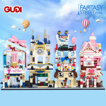 Load image into Gallery viewer, GUDI mini Blocks Kids Building Toys Puzzle Street Girls Holiday Gift Home Decor 51001 51002 51003 51004
