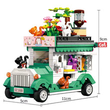 Load image into Gallery viewer, mini Blocks Kids Building Toys Bricks Girls Puzzle Flower Car Cat Wagon Truck Model Home Decor Gift DZ7005  DZ7006
