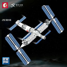 Load image into Gallery viewer, Sembo Blocks 203018 Kids Building Bricks Boys Toys Puzzle Space Station Boys Gift no box
