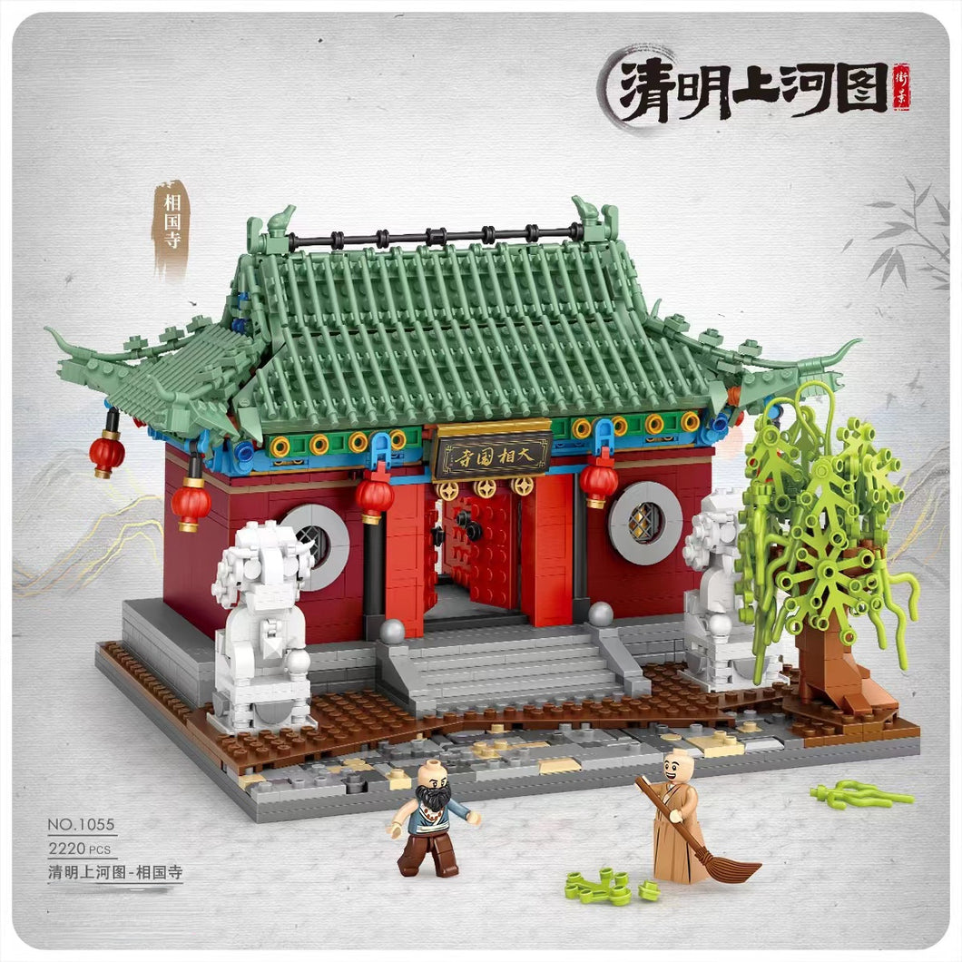 LOZ mini Blocks Kids Building Toys DIY Bricks Puzzle Ancient Chinese House 清明上河图 1055 1056 1057 1058