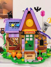 Load image into Gallery viewer, BALODY mini Blocks Kids Building Toys Halloween House Puzzle Holiday Gift Home Decor With Lighting 21052
