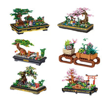 Load image into Gallery viewer, ZG 00898 00899 00900 00901 00902 00903 mini Blocks Kids Building Toys DIY Bricks Girls Gift  Flowers Potted Plant Puzzle Home Decor
