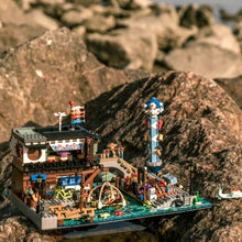 Load image into Gallery viewer, 2249pcs LOZ mini Blocks Kids Building Toys DIY Bricks Japanese Fish Stall Puzzle Gift 1049
