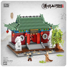 Load image into Gallery viewer, 2220pcs LOZ mini Blocks Kids Building Toys DIY Bricks Puzzle Ancient Chinese Xiangguo Temple Home Decor 清明上河图-相国寺1055
