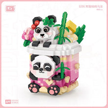 Load image into Gallery viewer, Loz mini Blocks Kids Building Toys DIY Bricks Panda Drink Puzzle Girls Gift 9286
