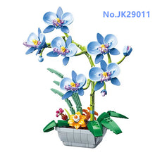 Load image into Gallery viewer, JAKI Blocks Kids Building Toys DIY Bricks Girls Flowers Potted Plant Puzzle Butterfly Orchid Home Decor Womens Gift JK2901 29011 29012
